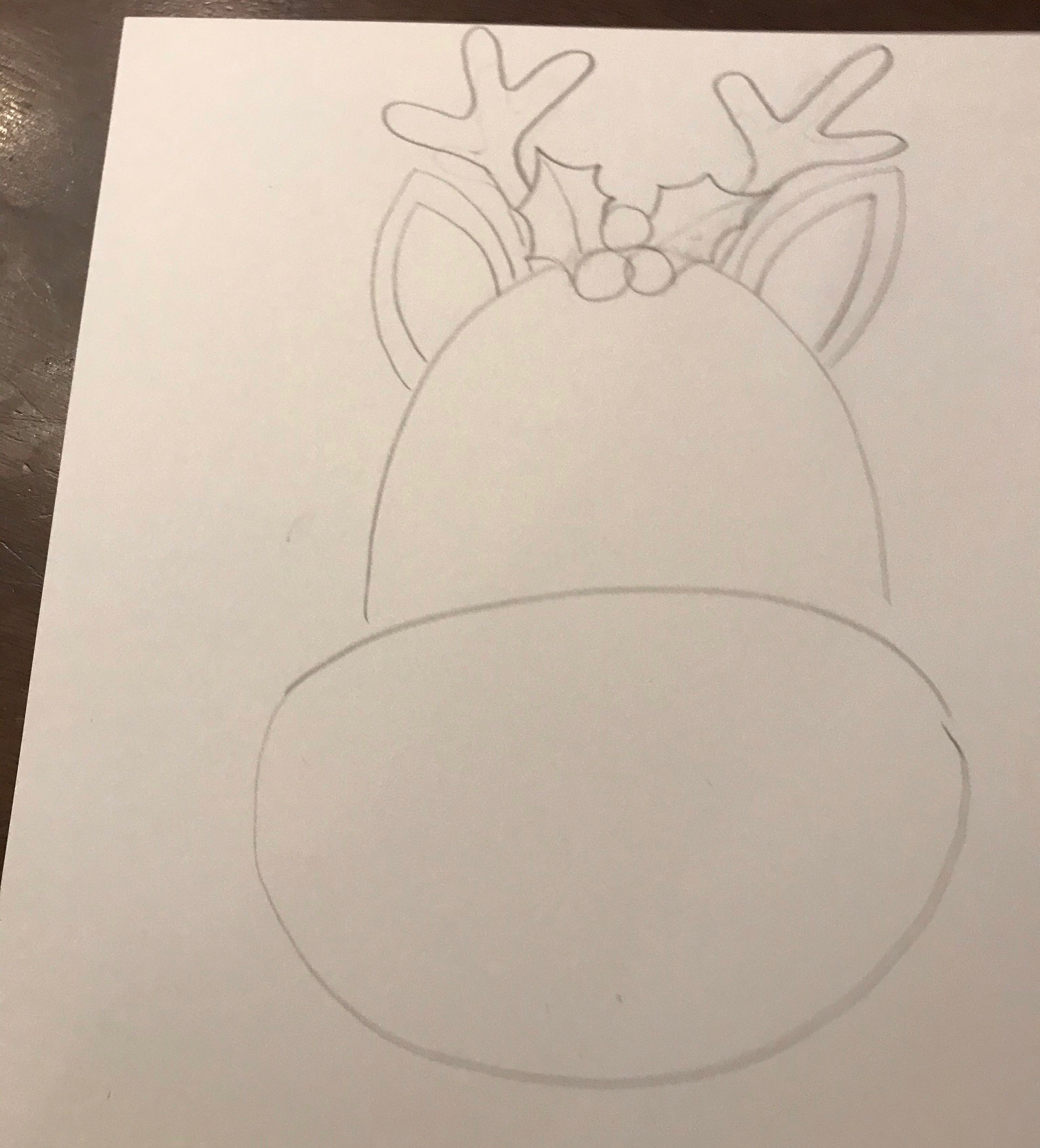 How to draw a reindeer face | Simple Drawings For Beginners - YouTube